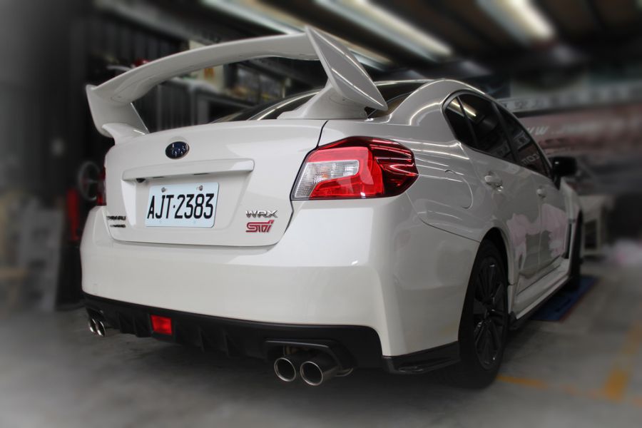 Subaru WRX 14/- ST Style Rear Bumperlip L+R Carbon