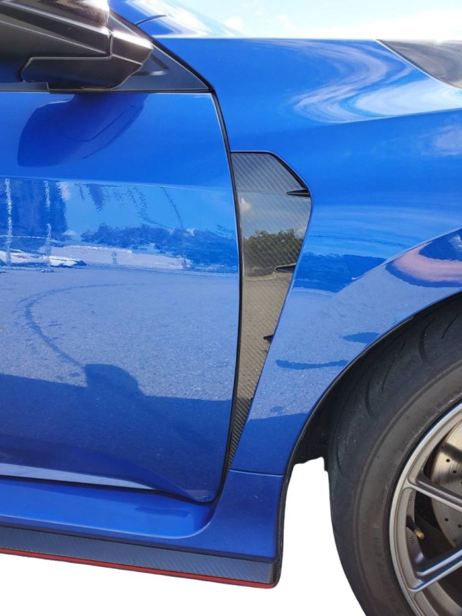 CIVIC FK8 FENDER VENTS (2PCS) DRY CARBON
