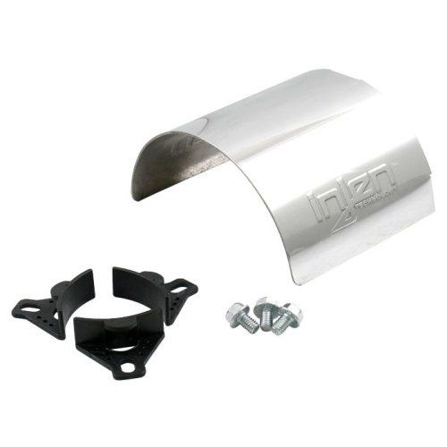 Aluminum air filter heat shield polished