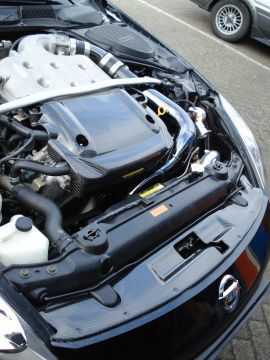 Nissan 350Z 03/- Z33 Carbon radiator cooling cover