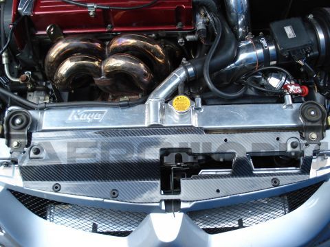 Mitsubishi Lancer EVO VIII 02/- Carbon radiator cooling cover