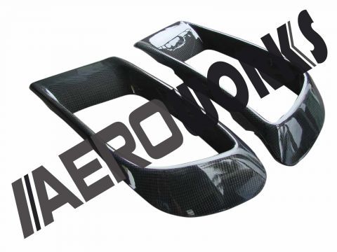 Mitsubishi Lancer EVO X 08/- Bumper carbon air ducts