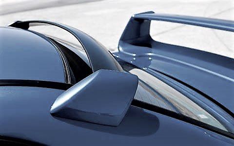 WRX 4DR 01>CARBON ST STYLE ROOFSPOILER (ABS)