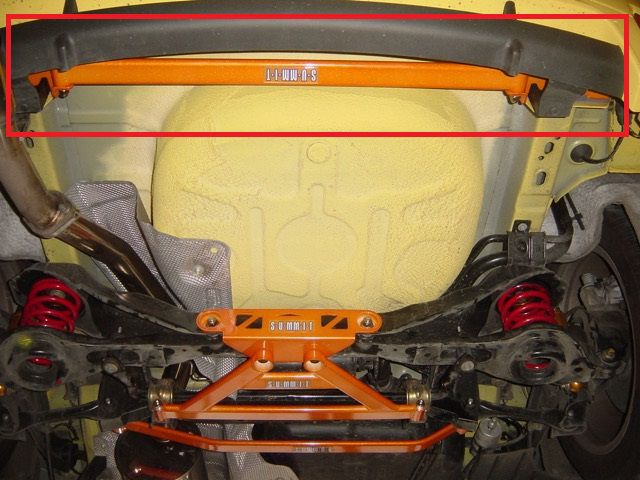 Rear (up) bumper support Focus Mk2 5Dr