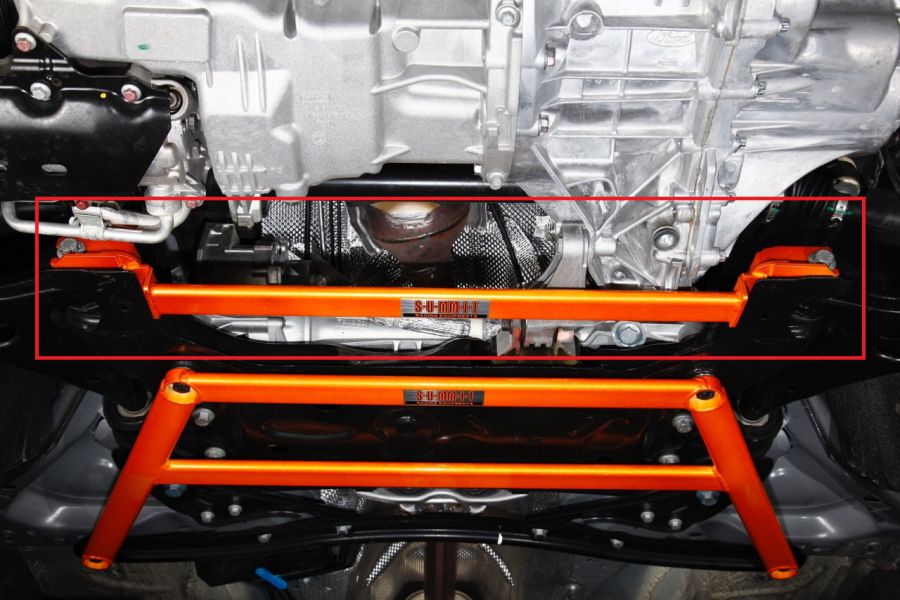 Front lower tie bar-2 point Focus Mk2/Mk3 & Mazda 3 BL