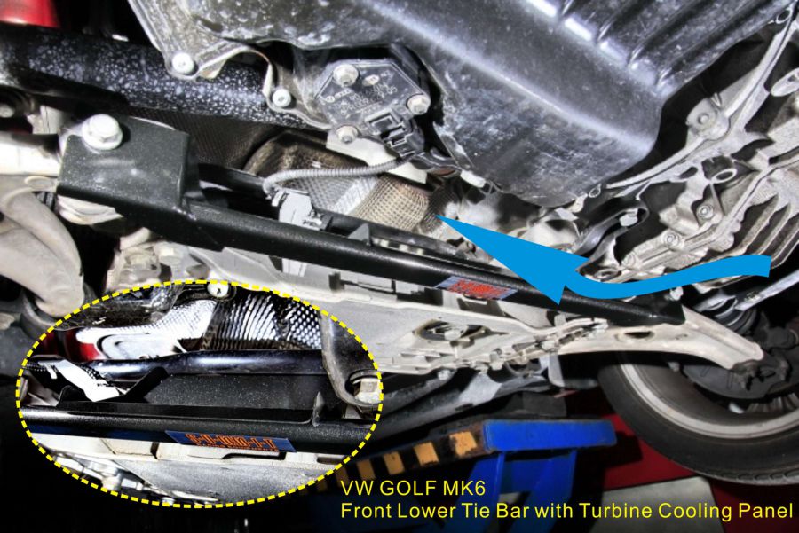 Front lower tie-bar  VW Golf VI 08/-