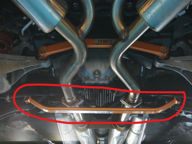 FX35/45 ( S51 ) Rear lower tie-bar (long)