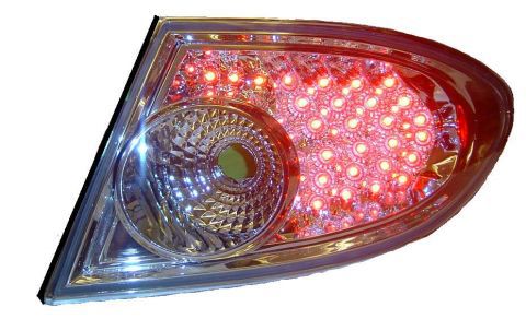 Mazda Mazda 6 02/- 4dr Sedan Taillights LXS LED Chrome