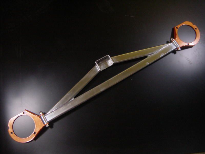 Lancer EVO VII 01/- (VIII) Front (up) strut bar alu ( polished )