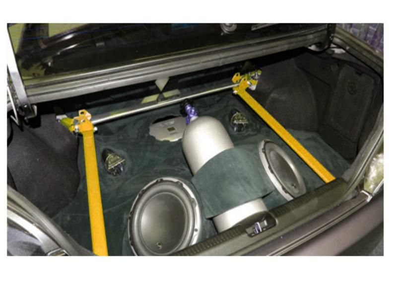 Lancer EVO V('- ) 96/- Rear Trunk Square Bar ( 4pcs )