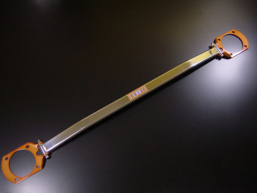 323 F BJ 99/- MP5 Front (up) strut bar alu. Polished