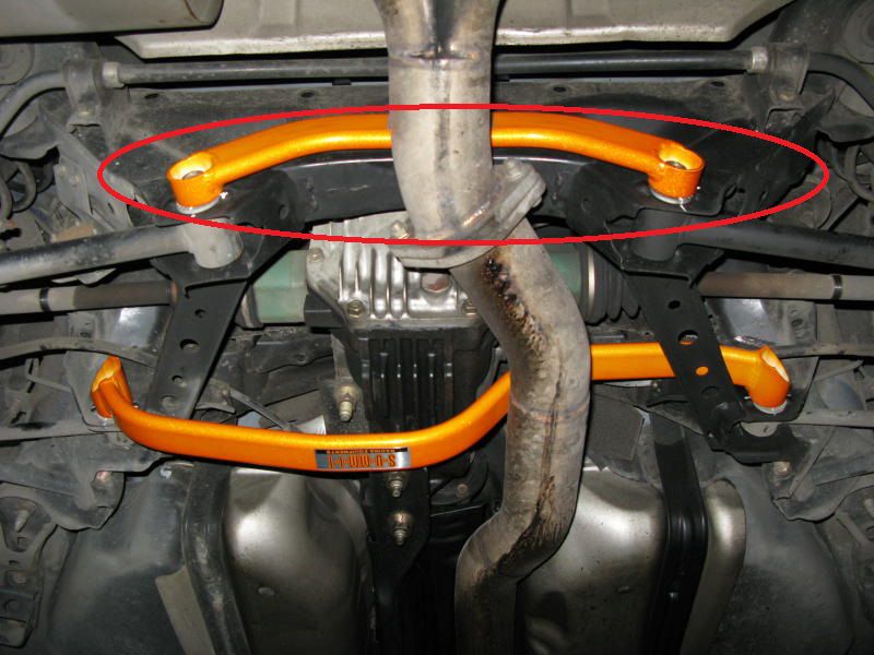 RX8 02/- SEP3 Rear lower tie-bar ( short )