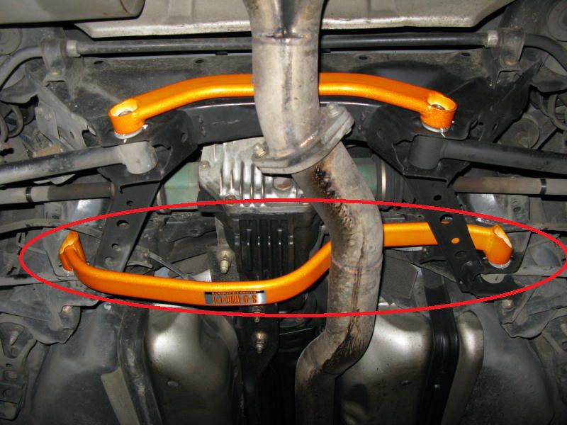 RX8 02/- SEP3 Rear lower tie-bar ( long )
