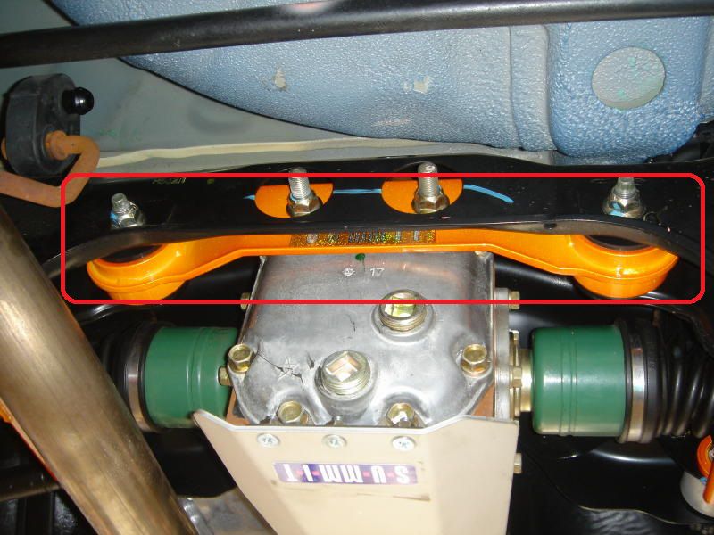 Impreza WRX 01/- GD-A Differential hold up bar