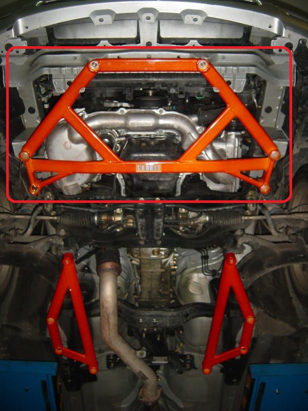 Impreza WRX 01/- GD-A Front Cross member frame V2 ( large )