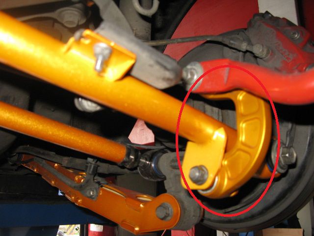 Impreza 96/01 GC8 GT Rear Sway Bar Reinforcement Link