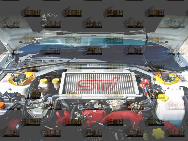 Impreza WRX 01/- GD-A Front (up) strut bar alu. Polished