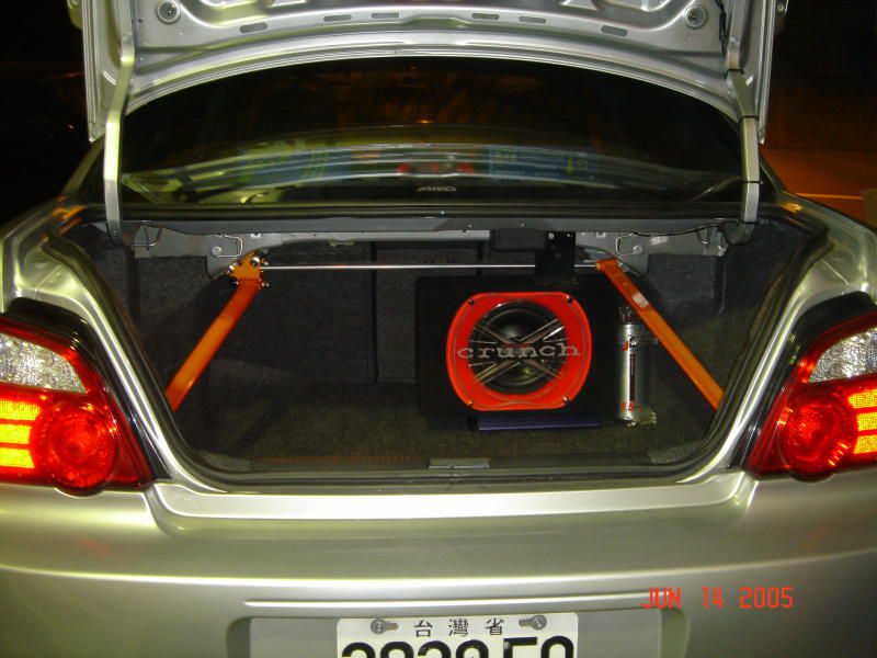 Impreza WRX 01/- GD-A Rear Trunk Square Bar ( 4pcs )