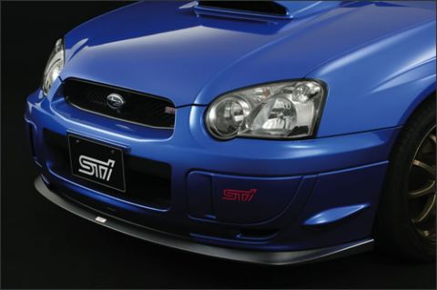 Subaru Impreza GD-A/B 04/- Sti Fr. bumper lip  ST  style carbon