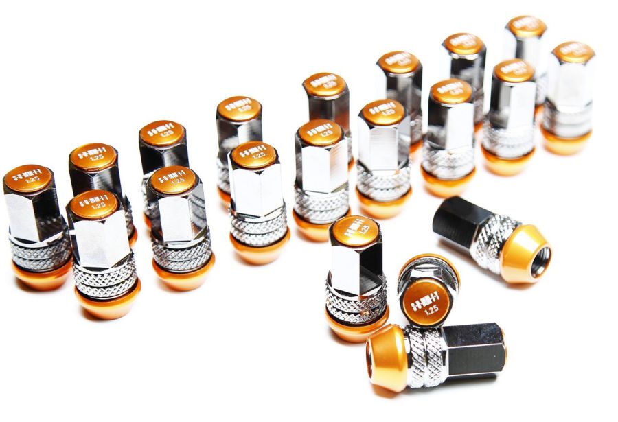 Floating Stainless Racing lug nuts  HEX-17 P1.25
