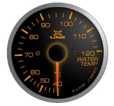 X-Line Black Dial Water Temp