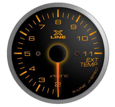 X-Line Black Dial Exhaust Temp