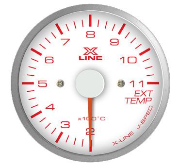 X-Line White Dial Exhaust Temp